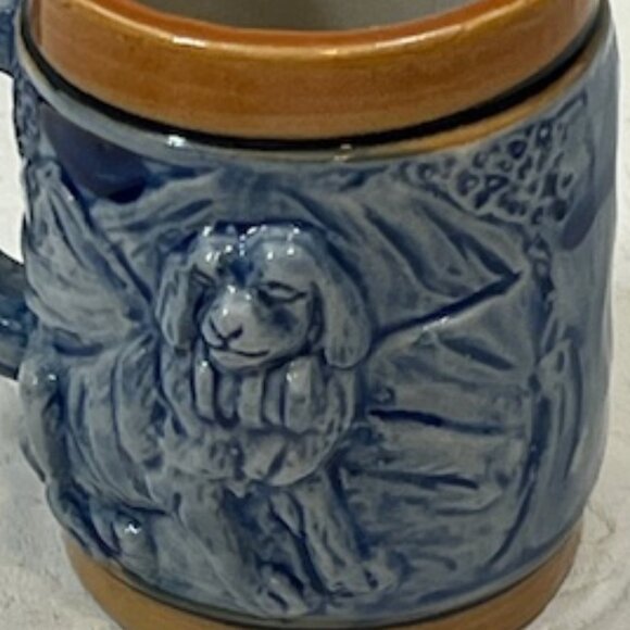 VTG Swiss Grd.St. Bernard Dog Mini Mug Shot Cup 2.75" Tall Souvenir Collectible - Picture 13 of 16